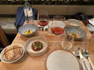 Starters  at TIAN Bistro am Spittelberg in Vienna