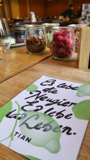 Lecker Deko at TIAN Bistro am Spittelberg in Vienna