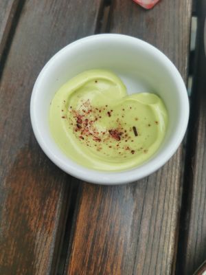 Lavender butter at TIAN Bistro am Spittelberg in Vienna