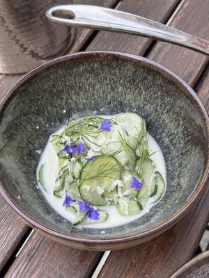 Veganer Gurkensalat  at TIAN Bistro am Spittelberg in Vienna