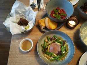 Second course Sharing Chef's Garden at TIAN Bistro am Spittelberg in Vienna