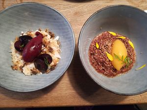 Fifth course Sharing Chef's Garden at TIAN Bistro am Spittelberg in Vienna