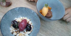 Desserts  at TIAN Bistro am Spittelberg in Vienna