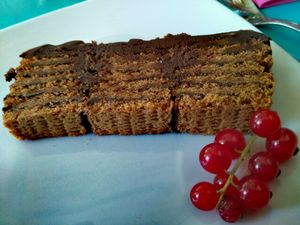 Gâteau chocolat spéculoos at GRRRfood in Serignan