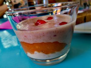 Verrine à l'abricot at GRRRfood in Serignan