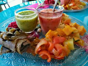 Assiette du jour at GRRRfood in Serignan