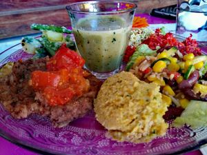 Assiette du jour at GRRRfood in Serignan