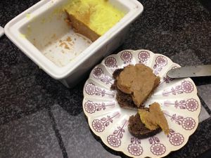 foie gras without any form of cruelty ( except grinding the cashew nuts ) at GRRRfood in Serignan