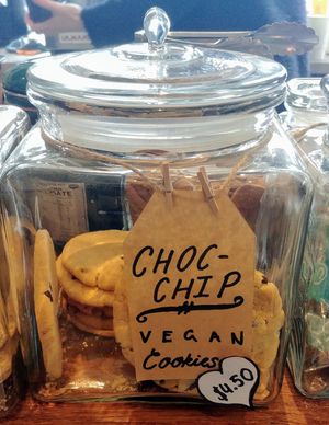 Choc chip cookies at Two Cats Espresso Bar in Boronia