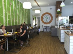 Interior at World Vegetarian Cafe in Elsternwick