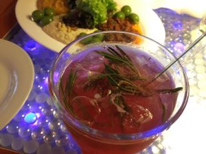 cranberry lavender lemonade  at Clear Head - Lehka Hlava in Prague