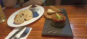 Tou-fu gras and guacamole tar tar at Clear Head - Lehka Hlava in Prague