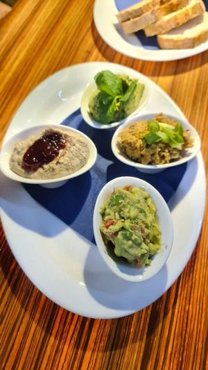 Entree selection at Clear Head - Lehka Hlava in Prague