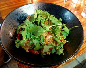 Salad with tofu (ordered without cheese) at Clear Head - Lehka Hlava in Prague