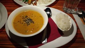 Coconut soup at Clear Head - Lehka Hlava in Prague