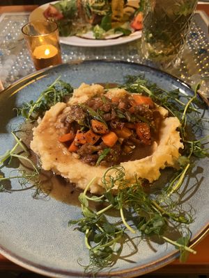 Seitan bourguignon  at Clear Head - Lehka Hlava in Prague