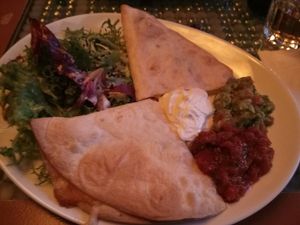 Quesadillas at Clear Head - Lehka Hlava in Prague