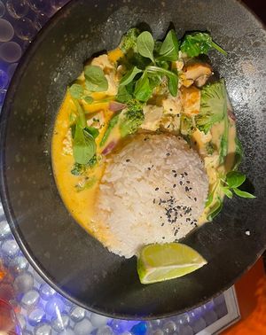 Spicy curry   at Clear Head - Lehka Hlava in Prague