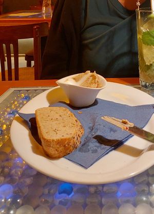 The bread was surprisingly amazing at Clear Head - Lehka Hlava in Prague
