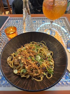 Stir fry noodles  at Clear Head - Lehka Hlava in Prague