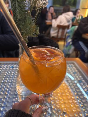 Mango aperol spritz   at Clear Head - Lehka Hlava in Prague
