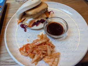 Tofu bao at Clear Head - Lehka Hlava in Prague