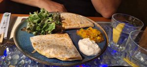 Yummy quesadilla  at Clear Head - Lehka Hlava in Prague