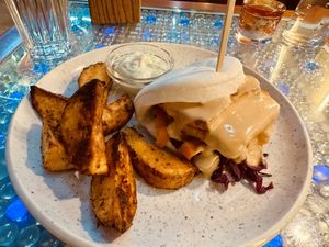 Bao burger  at Clear Head - Lehka Hlava in Prague