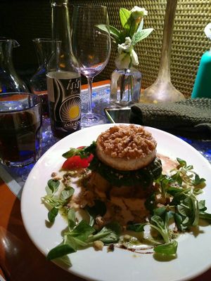 Goats cheese and walnuts at Clear Head - Lehka Hlava in Prague