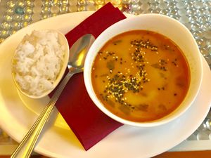 Yummy Vegan Soup at Clear Head - Lehka Hlava in Prague