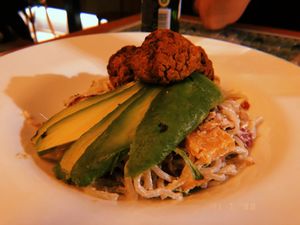 Noodles salad at Clear Head - Lehka Hlava in Prague