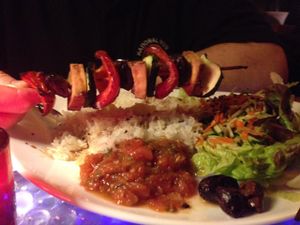 fabulous vegetable skewers at Clear Head - Lehka Hlava in Prague