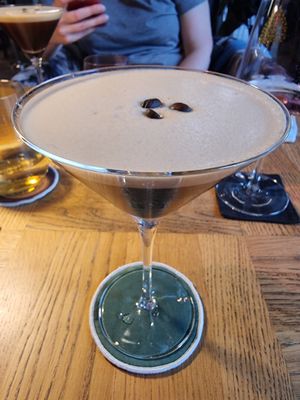 Espresso martini at Banmaai Thai Kitchen and Bar in Kiel