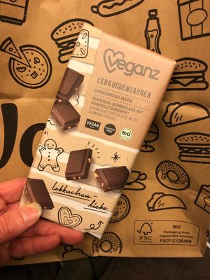 Gingerbread chocolate   at Veganz - Kreuzberg in Berlin