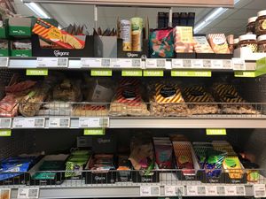 Chocolate and biscuit range at Veganz - Kreuzberg in Berlin