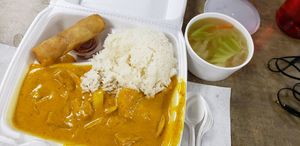 Vegetarian Indian Curry Lunch Special at Komol Thai Restaurant in Las Vegas