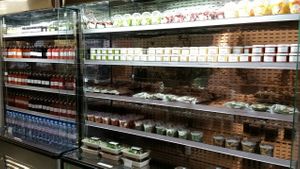 fridge at Moss Eat in Copenhagen