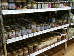 nut butters at Organic For The People in West London