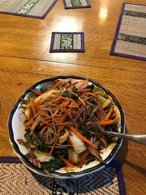 Sobs noodles  at Healthy on Lark in Albany