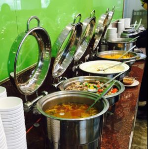 lots of soups at San Deul in Cheonan