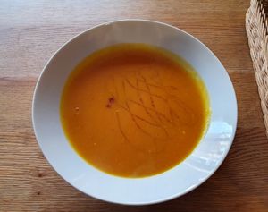 zupa z dyni at Syryjka in Warsaw