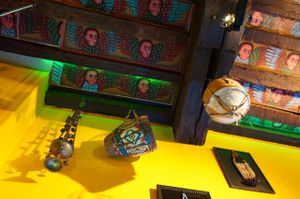 The interior. Nothing fancy but pretty cozy at Little Ethiopia in Antwerpen