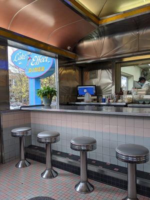 Counter at Lake Effect Diner in Buffalo