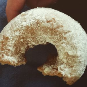 Has at least one vegan option, sometimes more. Usually a cake donut with chocolate and/or maple plus a specialty which rotates weekly. Sells soymilk, juices and coffee too. Great, cute place to hang out and have a treat. at Zombee Donuts & Bakeshop in Fullerton