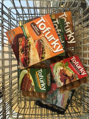 Got to love the tofurkey selection  at Natural Healthy Foods - Digbeth in Birmingham