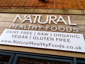 Natural Healthy Foods store, Birmingham, UK at Natural Healthy Foods - Digbeth in Birmingham