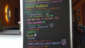 Menu at Bar Alternatywa in Hel