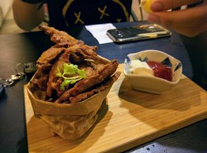 Popcorn Mushroom - RM15.90
Delicious! Made of lion's mane mushroom, served with VEGAN MAYO! Quality with a decent portion. at Yi Ke Shu - Bayan Lepas in Penang