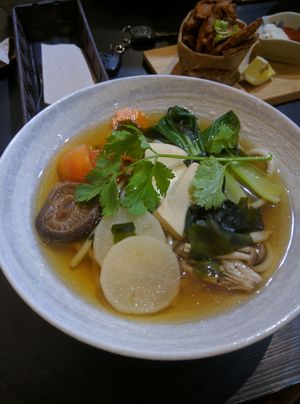 Vegan Japanese Udon Noodle Soup - RM14.90
It's ok, light and clean broth, but nothing special. at Yi Ke Shu - Bayan Lepas in Penang