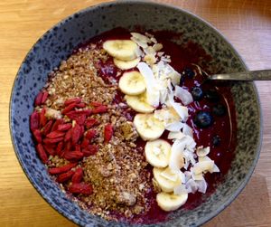 Delish Açaí Bowl at 42°Raw in Frederiksberg